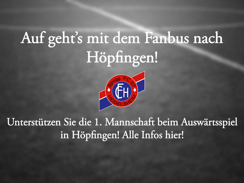 You are currently viewing Fanbus nach Höpfingen!