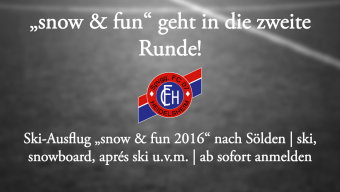 „snow & fun“ – Noch Freie Plätze vorhanden!