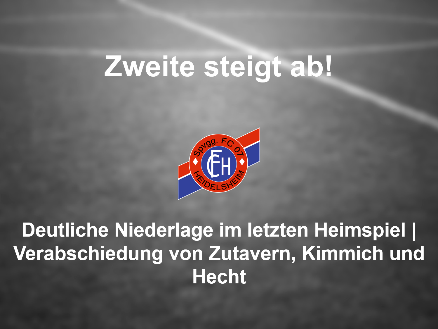 Read more about the article FC 07 Heidelsheim 2 künftig A-Ligist!