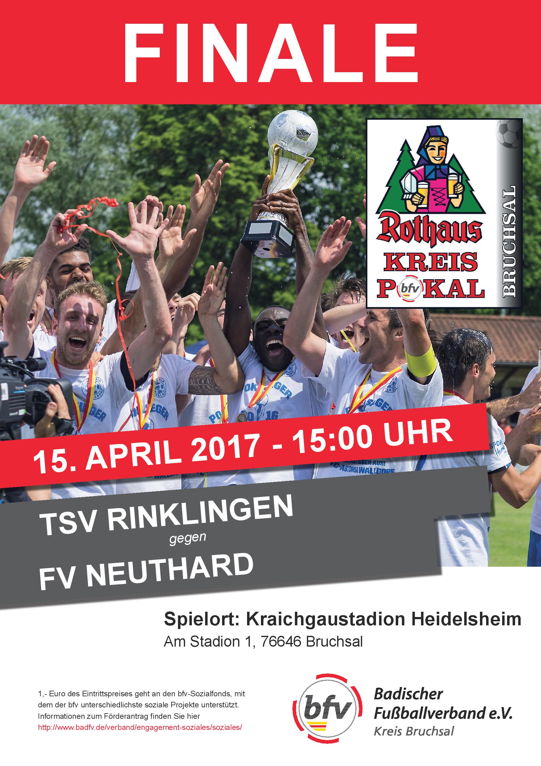 You are currently viewing Rothaus-Kreispokalfinale 2017 am Ostersamstag, 15. April im Heidelsheimer Kraichgaustadion