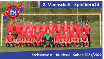 2. Mannschaft beendet Durststrecke in Oberhausen!