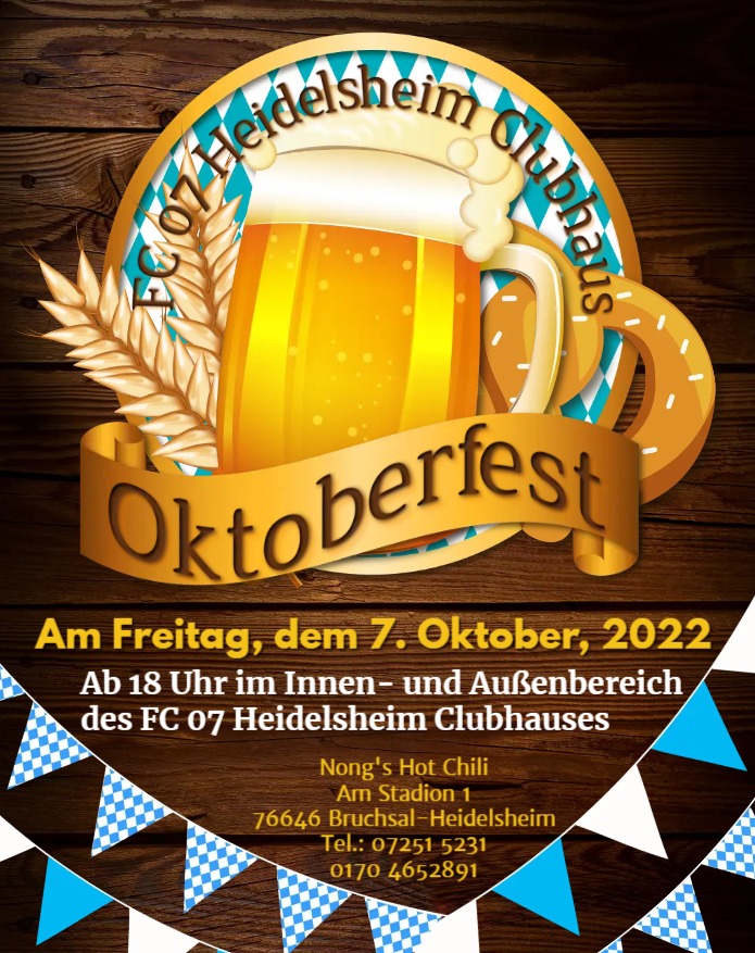 Read more about the article FC-Clubhausgaststätte lädt zum Oktoberfest!