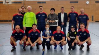 AH des FC 07 Heidelsheim verteidigt ihren Titel bei den Bruchsaler Hallenstadtmeisterschaften 2023, 1. Mannschaft wird Zweiter!