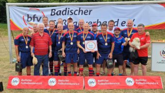 Ü50 des FC 07 Heidelsheim ist Badischer Meister, Ü32 enttäuscht etwas!