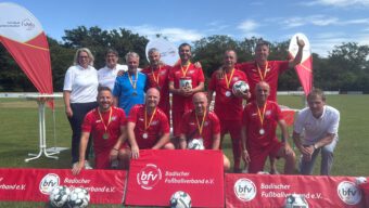 Ü50 des FC 07 Heidelsheim wird Zweiter und die Ü32 Dritter bei den Badischen Meisterschaften!